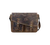 Greenburry Vintage Messaggero Pelle 40 cm Scomparto per laptop marrone