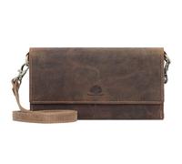 Greenburry Vintage Pochette Protezione RFID Pelle 20 cm marrone