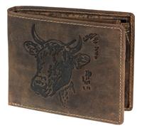 Greenburry Portafoglio vintage in pelle 12,5 cm cow (1705-COW-25)