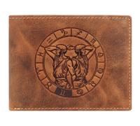 Greenburry Vintage Sternzeichen Portafoglio Pelle 12 cm zwillinge (1705-Zwillinge)