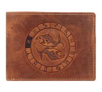 Greenburry Vintage Sternzeichen Portafoglio Pelle 12 cm fische (1705-Fische)