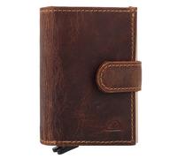 Greenburry Vintage Portafoglio Protezione RFID Pelle 8 cm marrone
