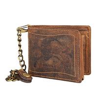 Greenburry Portafoglio teschio vintage in pelle 12 cm braun (1796-Skull-25)