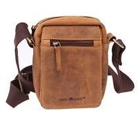 Greenburry Vintage Travel 2 Borsa a tracolla in pelle 15 cm brown (1610-25)
