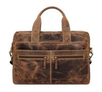 Greenburry Vintage Valigetta Pelle 38 cm Scomparto per laptop marrone