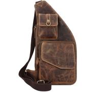 Greenburry Vintage Borsa a tracolla Pelle 20 cm brown (1559-25)