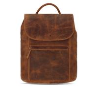 Greenburry Vintage Zaino da città Vera Pelle 35 cm marrone