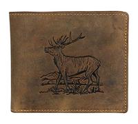 Greenburry Portafoglio vintage in pelle 12 cm braun (1702-Stag-3)