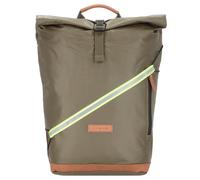 GREENBURRY Zaino 'Aviator' cognac / grigio chiaro / oliva / verde neon Uomo GREENBURRY One Size cognac / grigio chiaro / oliva / verde neon