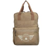 GREENBURRY Zaino 'Aviator' marrone / broccato / bianco Donna GREENBURRY One Size marrone / broccato / bianco