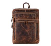 Greenburry zaino per il tempo libero con scomparto per laptop Vintage Business Backpack Project 1 Brown marrone