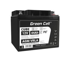 GreenCell AGM Battery 12V 44Ah Lead Acid Sealed VRLA No Maintenance Rechargeable Replacement Batteries Children's Toys Alarm Fail Scales Fence