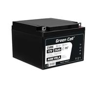 GreenCell® Batteria AGM 12V 26Ah al piombo accumulatore sigillata VRLA Senza manutezione ricaricabile Batterie di ricambio ermetica | giocattoli per bambini | allarme| sistemi UPS | eBike | Scooter