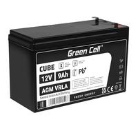 GreenCell® Batteria AGM 12V 9Ah al piombo accumulatore sigillata VRLA Senza manutezione ricaricabile Batterie di ricambio ermetica | per UPS per USV | Batteria tampone | Riserva la batteria | Allarme