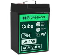 Greencell Batteria AGM 6V 4h al Piombo Accumulatore Sigillata VRLA Senza