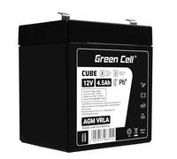 GreenCell® Batteria al piombo AGM 12V 4,5Ah Accumulatore Ricaricabile Sigillata VRLA Senza manutenzione Batterie di ricambio ermetica | giocattoli per bambini | Installazioni di allarme | UPS/USV