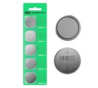 Greencell CR2430 - Batteria a bottone al litio da 3 V, 290 mAh, 5 pezzi, alimentazione affidabile e durevole per telecomandi, orologi, bilance ed elettronica.