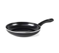 GreenChef Diamond Padella in Ceramica Antiaderente da 28 cm, Padella per Uova, Senza PFAS, Adatta all'Induzione, Sicura al Forno fino a 160˚C, Lavabile in Lavastoviglie, Nero