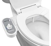 Greenco GRC2189 - Attacco per Bidet per WC, per Sedile WC, Facile da installare, Bidet Non Elettrico con Getto d'Acqua Dolce Regolabile, Bianco, Confezione da 1