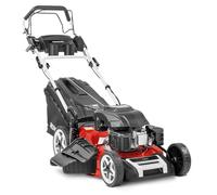 GREENCUT GLM880X - Tosaerba a benzina 173cc 7,5hp, semovente, 53cm, sistema 4en1 raccolta/mulching, altezza regolabile, sacco 65L, per giardini fino a 2000m²