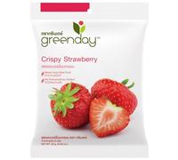 GREENDAY Patatine alla Fragola - Snack Naturale 100% Frutta, 25 g | Croccante e senza aromi artificiali - senza glutine, vegan - ideale per ufficio, sport e viaggi