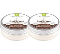 GREENDOOR Deo Creme For Men - Deodorante efficace senza alluminio, per uomo, profumo maschile, cosmetico naturale vegano, anti-odore ascellare, deodorante naturale biologico