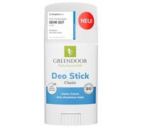 GREENDOOR Deodorante Stick Classic 52 g, deodorante senza alluminio, lunga protezione contro l'odore di sudore, deodorante stick profumato, manicotto in plastica igienico con meccanismo di rotazione