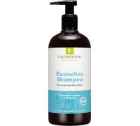 GREENDOOR Shampoo basico verbena, 250 ml, senza solfati/silicone, per la cura dei capelli naturali + oli biologici naturali senza esperimenti sugli animali, biodegradabile, adatto per esterni,