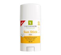 GREENDOOR Sun Stick LSF30 High protection 50 ml, resistente all'acqua, forte protezione minerale dai raggi UVA e UVB, manicotto igienico in plastica con meccanismo di rotazione, unisex uomo e donna