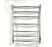 Greened House Scaldasalviette Elettrico Bagno Siena - Acciaio Inossidabile Lucido a Specchio - Montaggio a Parete 800x600mm - Design Moderno