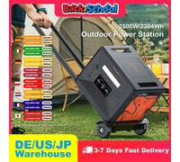 Greenenery G2500 2400W Centrale elettrica con carrello Comodo generatore solare Funzione UPS Batteria LiFePO4 per il backup domestico di emergenza G2500 with Trolley