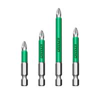 GREENER Kit di punte per cacciavite per trapano elettrico Cacciavite per estrazione fai-da-te Strumenti di ricambio portatili ad precisione, 50/65/70/90mm 4 PZ