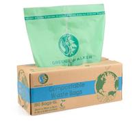 Greener Walker 100% compostabile biodegradabile 6L sacchi per Rifiuti Alimentari da Cucina-150 Sacchetti