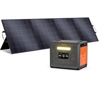Greenery G2500 Centrale Elettrica Portatile 2304 Wh con Batteria LiFePO4, 2500 W Uscita Continua con Pannello Solare da 200 W, Ricarica Solare Rapida, per Backup Casa e Attività All'aperto