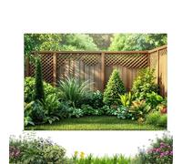 Greenery Wall Backdrop - 7x5ft Garden Decoration | Decorative Garden Background 210x150cm/7x5 - For Homeowners Gardeners Photographers Home Apartment Backyard Office School Craft Fair Wedding Birthday