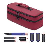 GREENESTA Borsa da viaggio per strumenti per capelli compatibile con attacco Shark Flex Style, Shark Airwrap Flexstyle, Dyson Airwrap | Custodia da viaggio per Sharkflex Styler |, Borgogna, Da viaggio