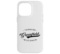 Greenfield WI State Motto per uomini e donne. Custodia per iPhone 14 Pro Max