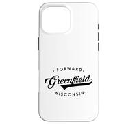 Greenfield WI State Motto per uomini e donne. Custodia per iPhone 16 Pro Max