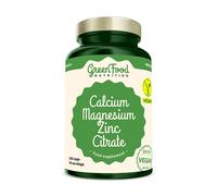 GreenFood Nutrition Calcium & Magnesium & Zinc Citrate capsule per favorire la salute ossa, articolazioni e denti 130 g