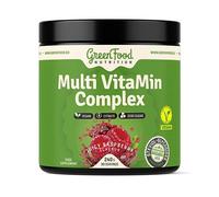 GreenFood Nutrition Multi VitaMin Complex Lampone 240 g - Integratore Multivitaminico in Polvere