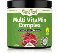 GreenFood Nutrition Multi VitaMin Complex polvere con complesso multivitaminico aroma Juicy Raspberry 240 g