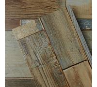 GreenFullHouse Piastrelle autoadesive per pavimenti vinilici piastrelle per pavimenti antigraffio per corridoi di cucina piastrelle per pavimenti 2.0mm 36 piastrelle (5.02m², Blu rustico)