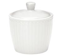 GreenGate Alice - Zuccheriera da Zucchero, Colore: Bianco, 9 x 10 cm