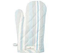 Greengate Guanti da Forno Divia Pallido Blu Strisce Blu Cotone Guanto da Griglia