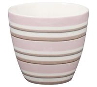 Greengate Latte Coppa Caysa Rosa Polveroso Con Strisce Tazza da Caffè 300 ML