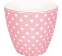 Greengate Tazza Latte Dotty Pale Pink Rosa Con Punti Bianchi