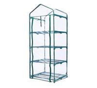 Greenhouse Cover, PVC Transparent Greenhouse Shield, UV-Resistant Weatherproof Tarp, Easy Installation, 1-Piece Replacement 62.2x26.77x19.29 inches, For Yard Deck Farm Garden Use