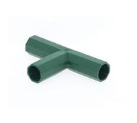 Greenhouse Frame Connector - 5 Types Heavy Duty Connectors | Gardening Connector Set | PP Material, Inner Diameter 1.6cm, Includes Right Angle T-Junction, Right Angle Cross-Junction