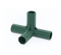 Greenhouse Frame Connector - 5 Types Heavy Duty Connectors | Gardening Connector Set | PP Material, Inner Diameter 1.6cm, Includes Right Angle T-Junction, Right Angle Cross-Junction