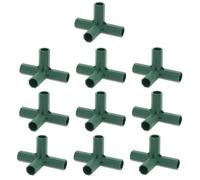 Greenhouse Frame Connector - 5 Types Heavy Duty Connectors | Gardening Connector Set | PP Material, Inner Diameter 1.6cm, Includes Right Angle T-Junction, Right Angle Cross-Junction
